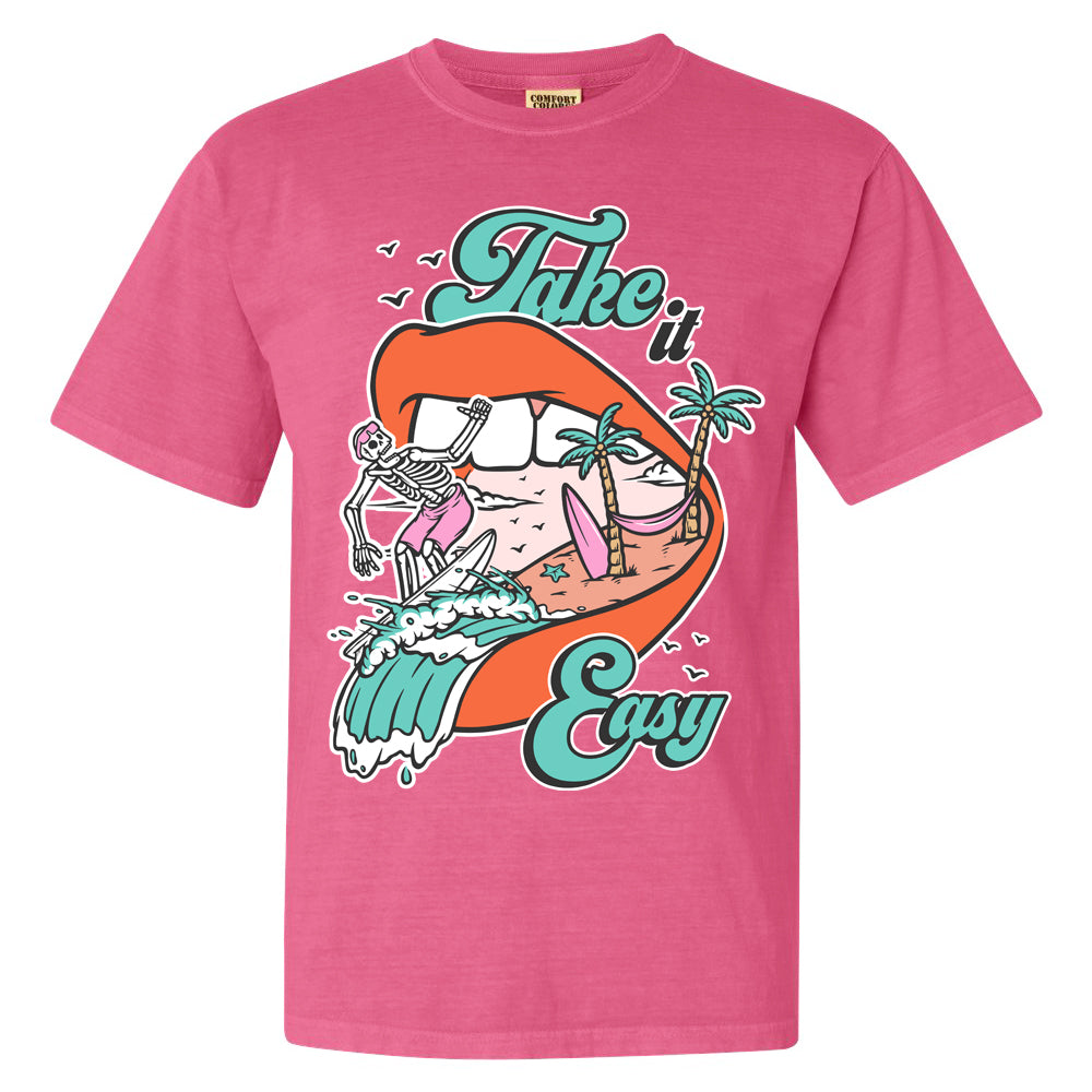 Adult Comfort Colors || Surfing Take It Easy (MADE TO ORDER)