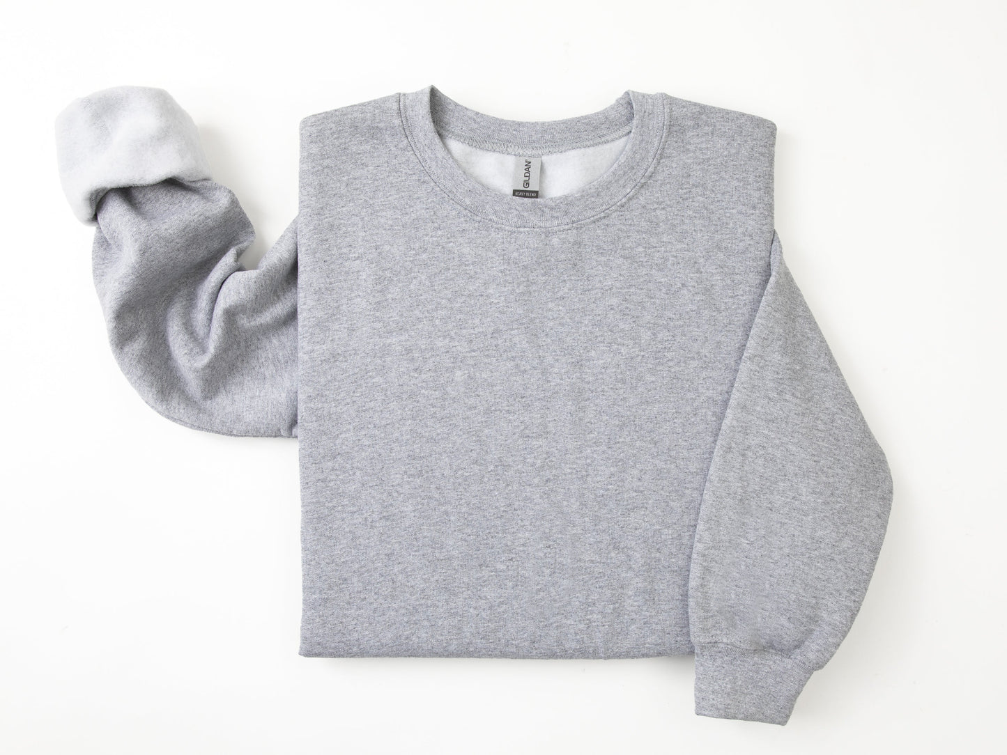 Gildan Adult Crew Fleece- Custom Grandma/Mom Sweatshirt With Names: Blue Dots (Made To Order)
