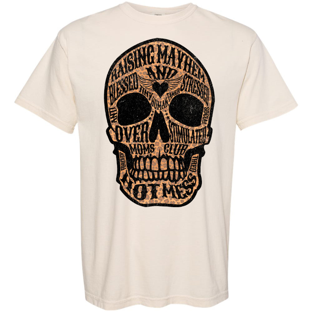 Adult Comfort Colors || Skull Raising Mayhem (MADE TO ORDER)