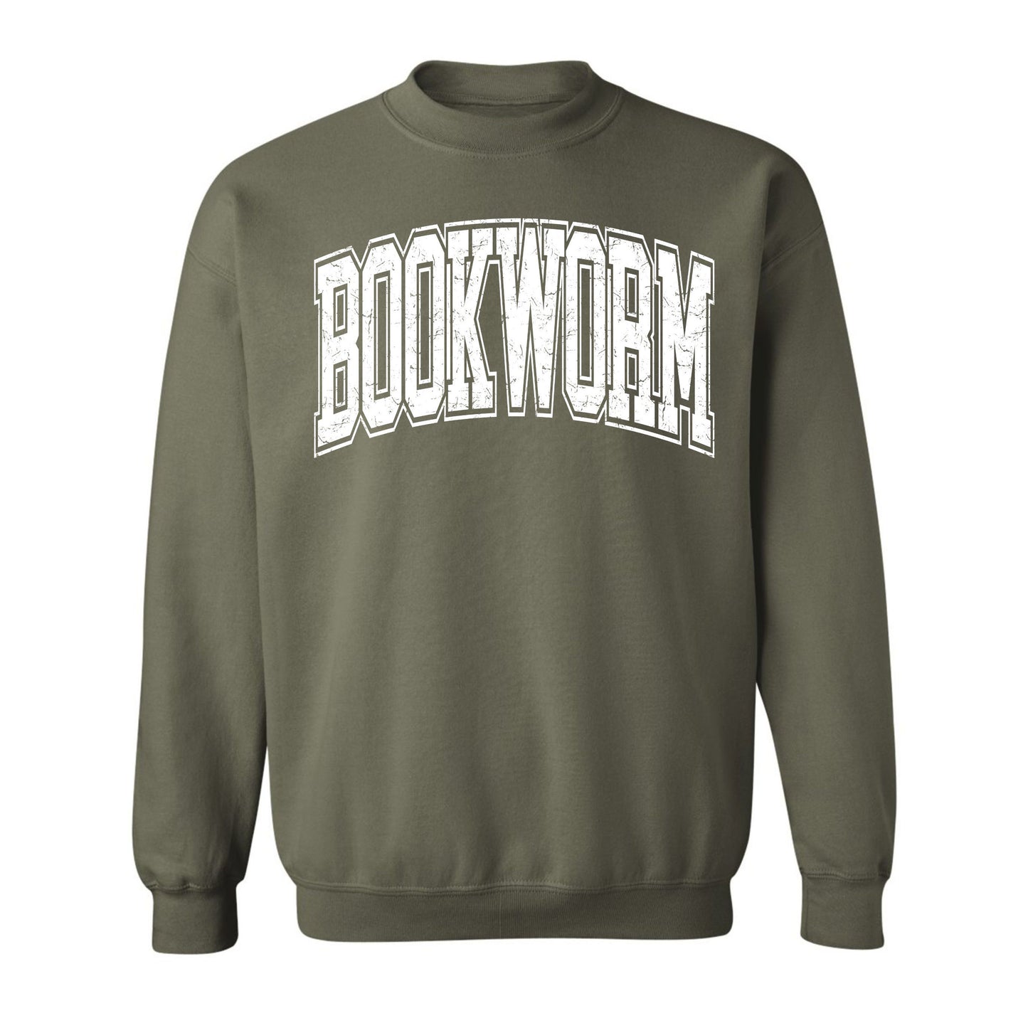 Gildan Adult Crewneck Fleece- Bookworm (Made To Order)