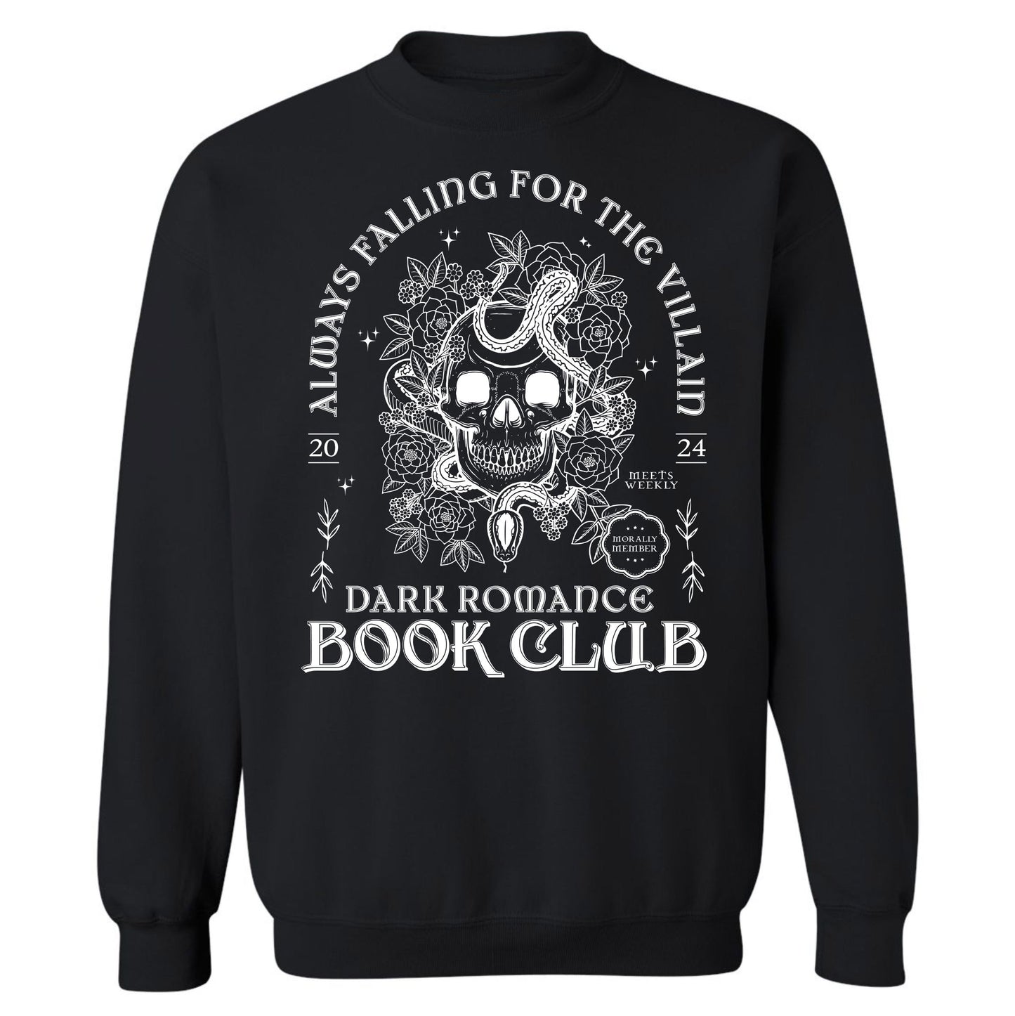 Gildan Adult Crewneck Fleece- AFFTV- Skull/Snake (Made To Order)