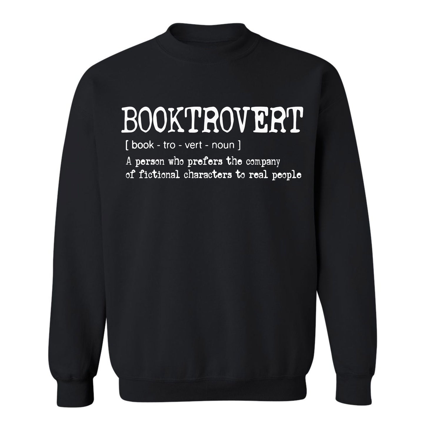 Gildan Adult Crewneck Fleece- Booktrovert (Made To Order)