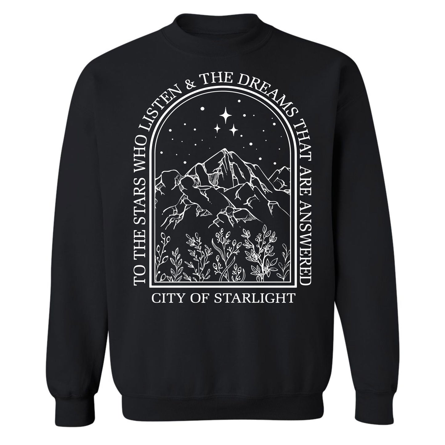 Gildan Adult Crewneck Fleece- City Of Starlight (Made To Order)