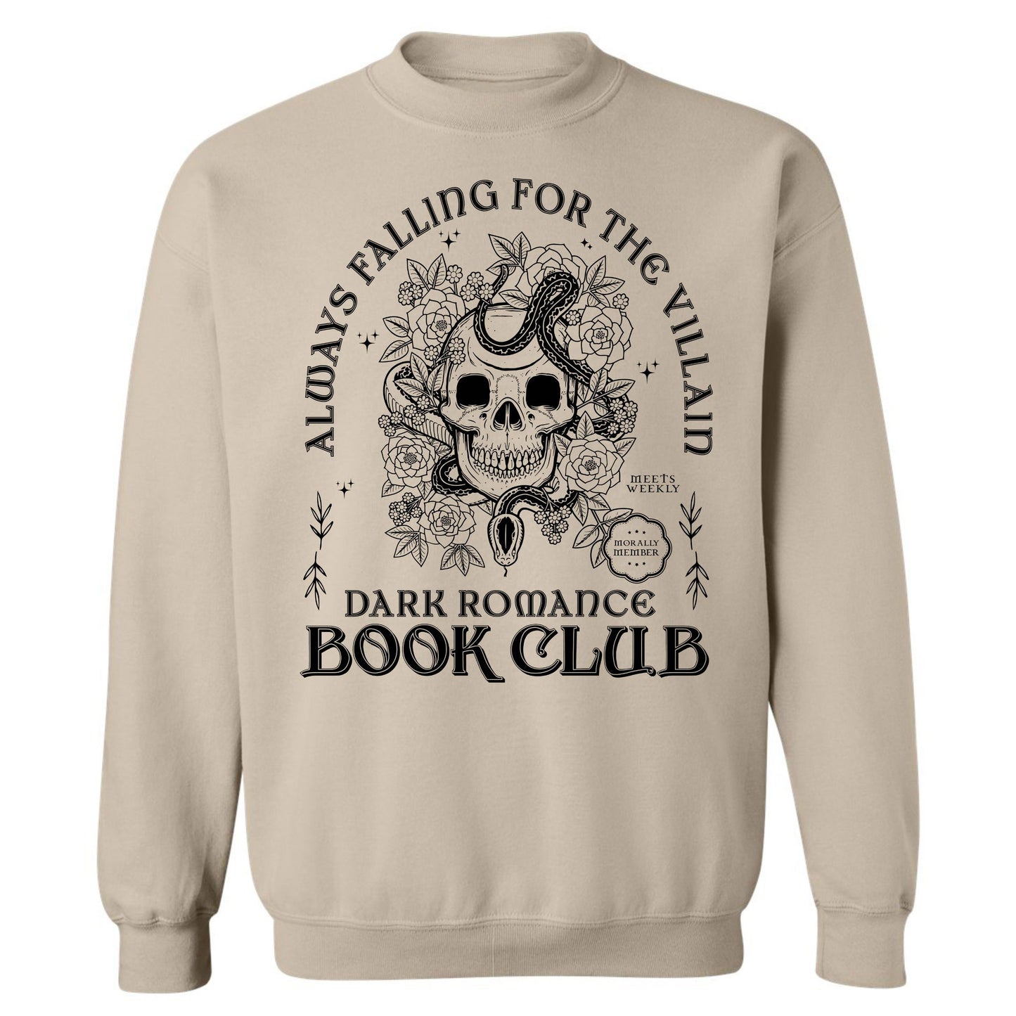 Gildan Adult Crewneck Fleece- AFFTV- Skull/Snake (Made To Order)