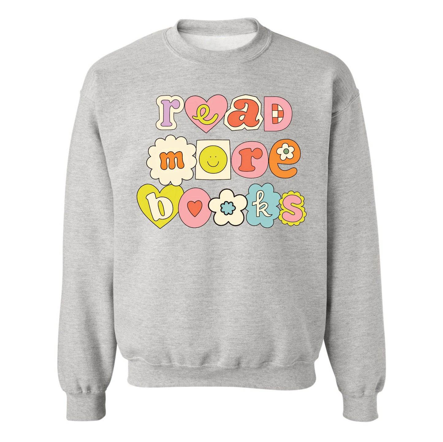 Gildan Adult Crewneck Fleece- Read More Books (Made To Order)