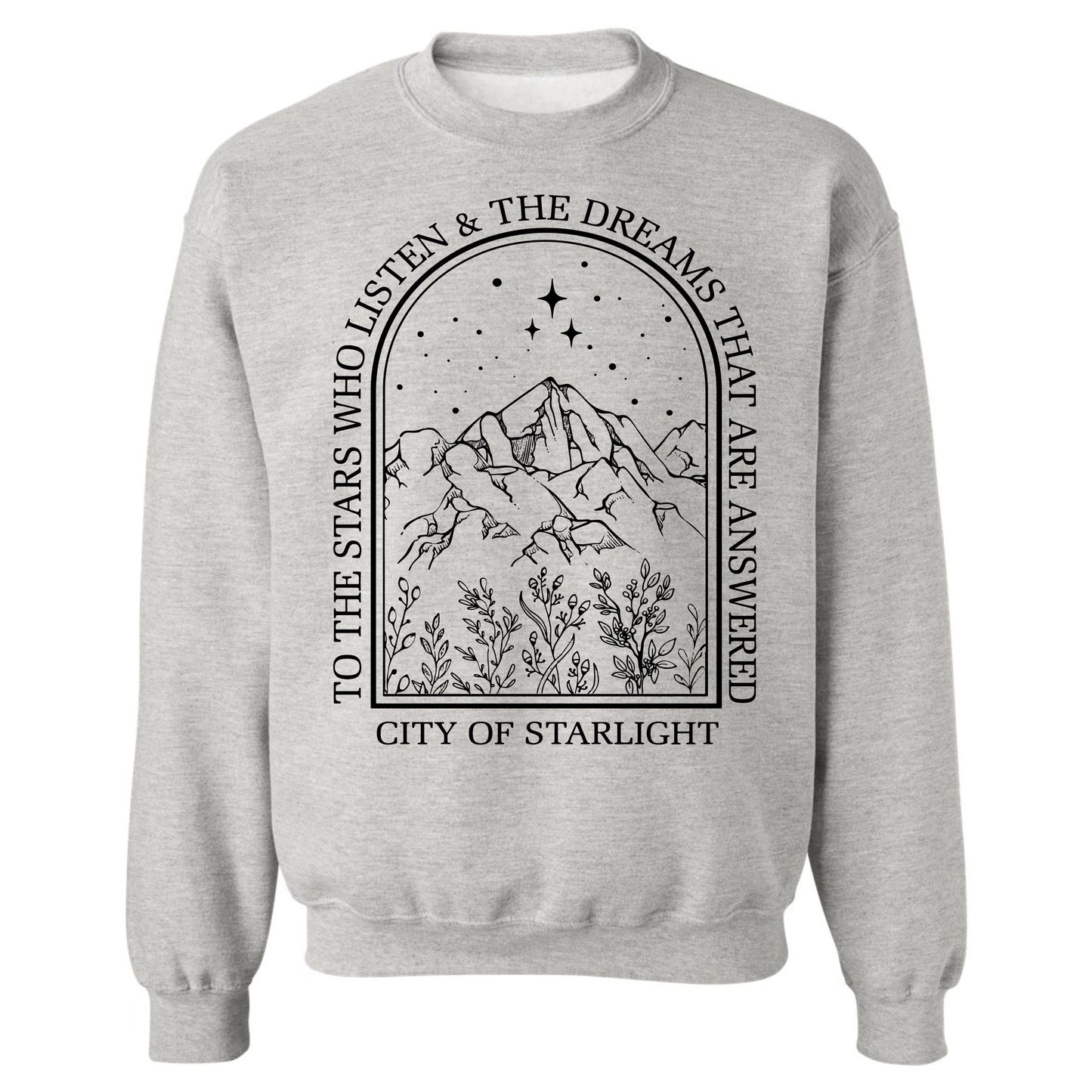 Gildan Adult Crewneck Fleece- City Of Starlight (Made To Order)