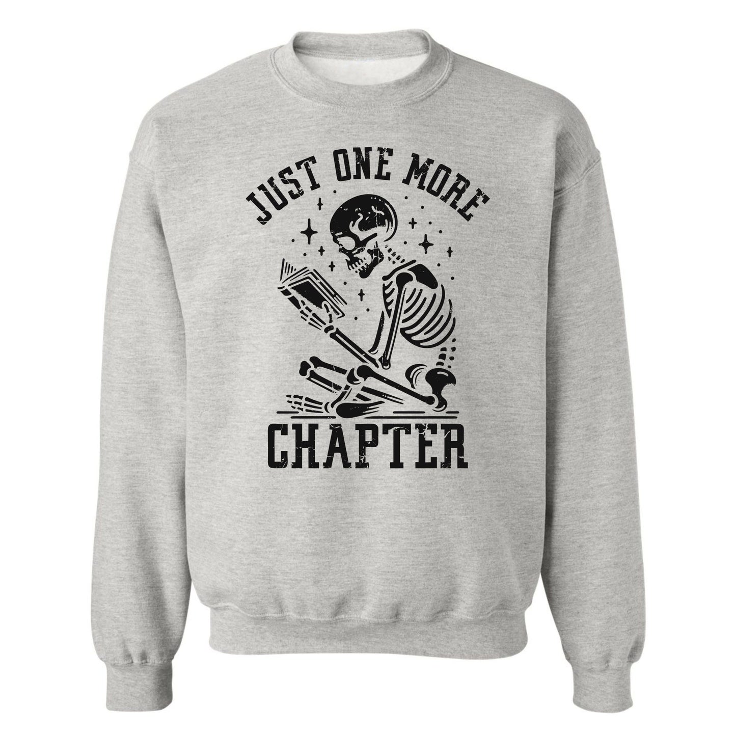 Gildan Adult Crewneck Fleece- Just One More Chapter (Made To Order)