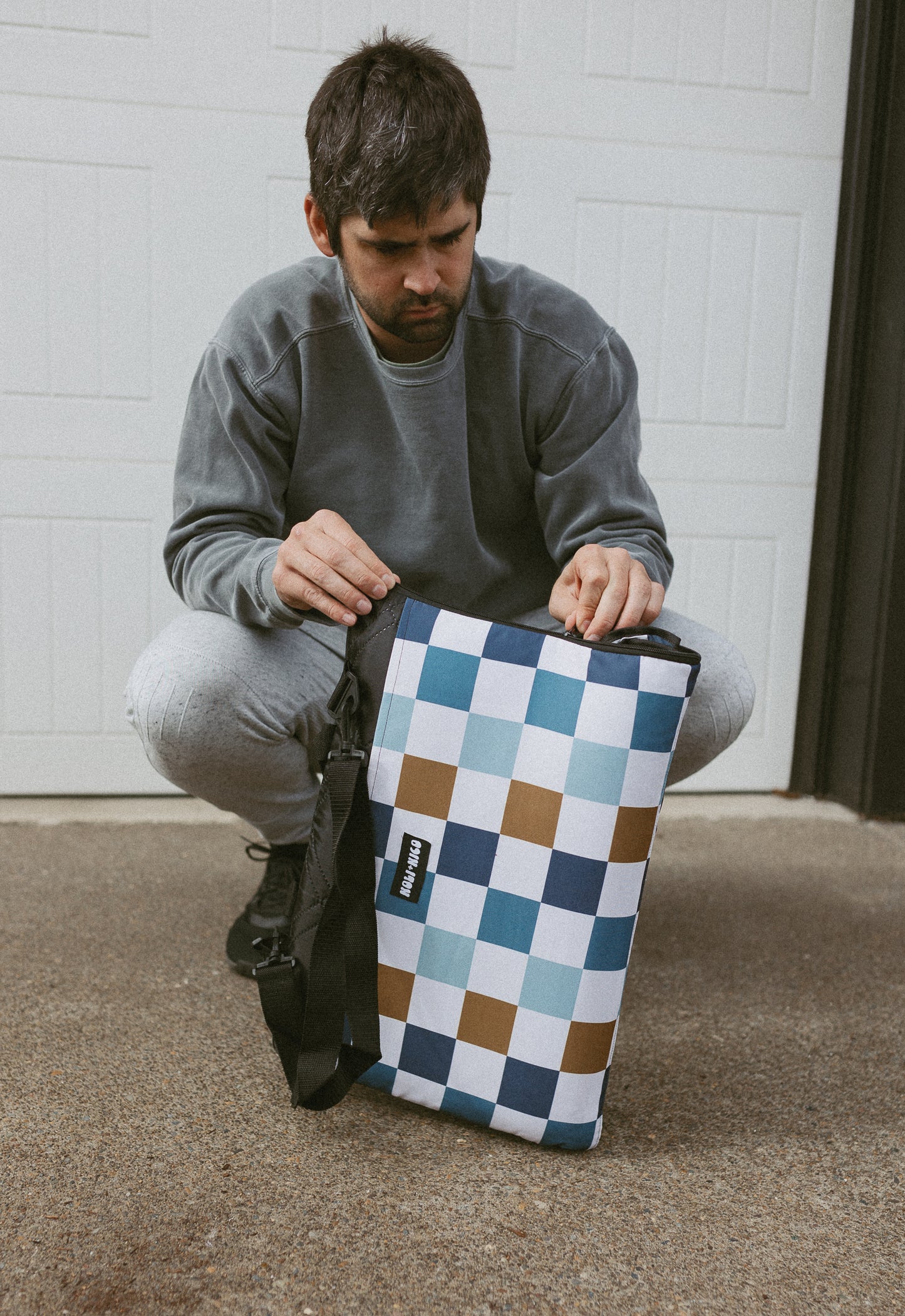 Outdoor Blanket || Rust Checkered