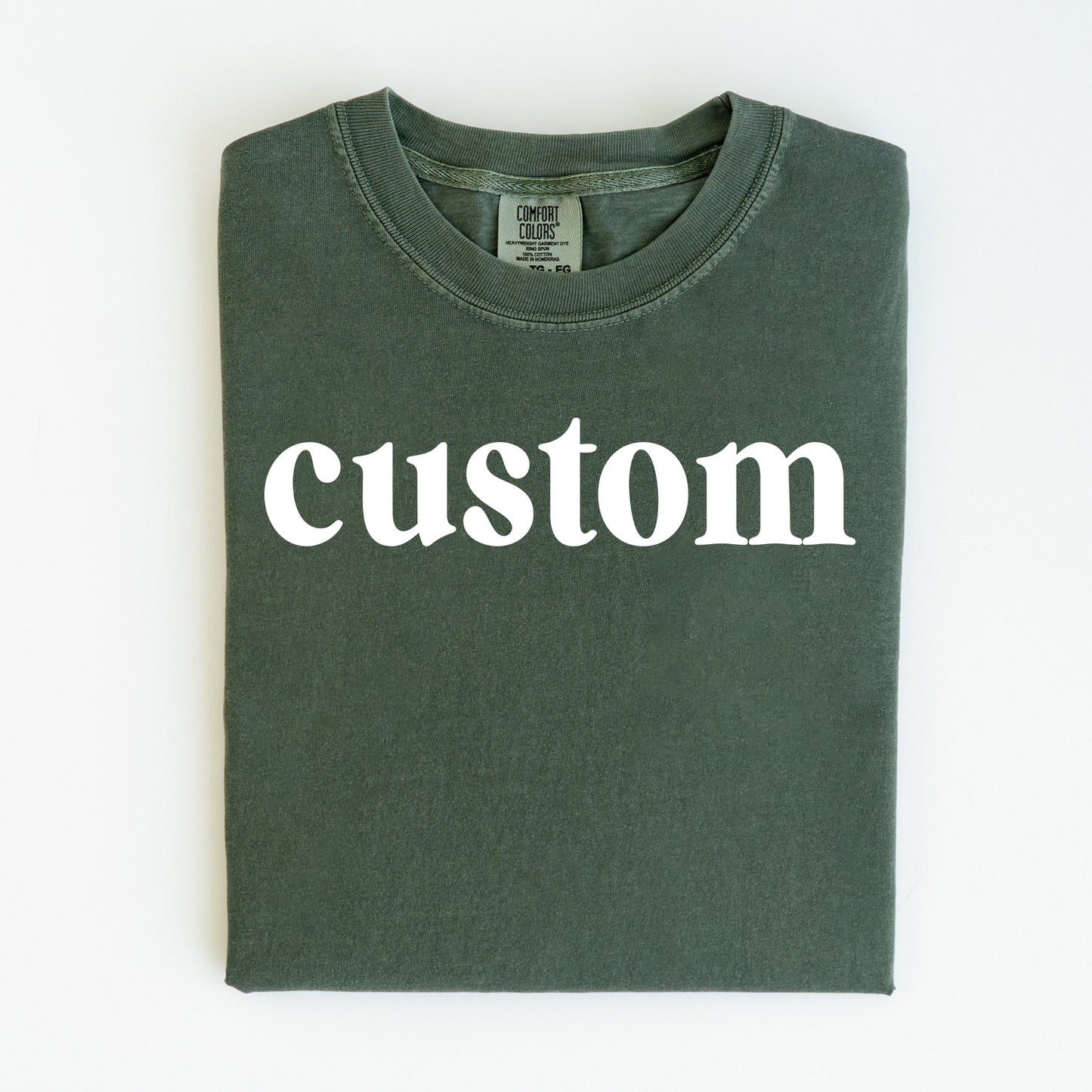 PUFF PRINT- Adult Comfort Colors (made to order)