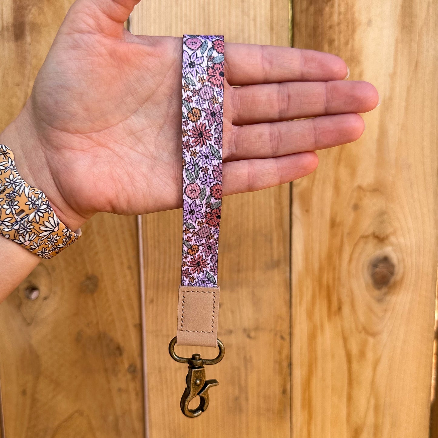 Wildflower Wrist Lanyard