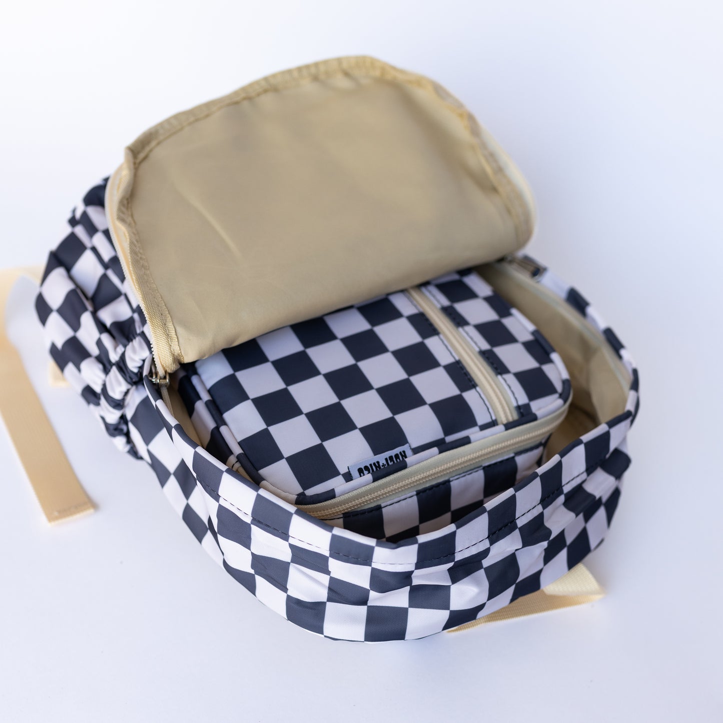 Mini Backpack || Checkered