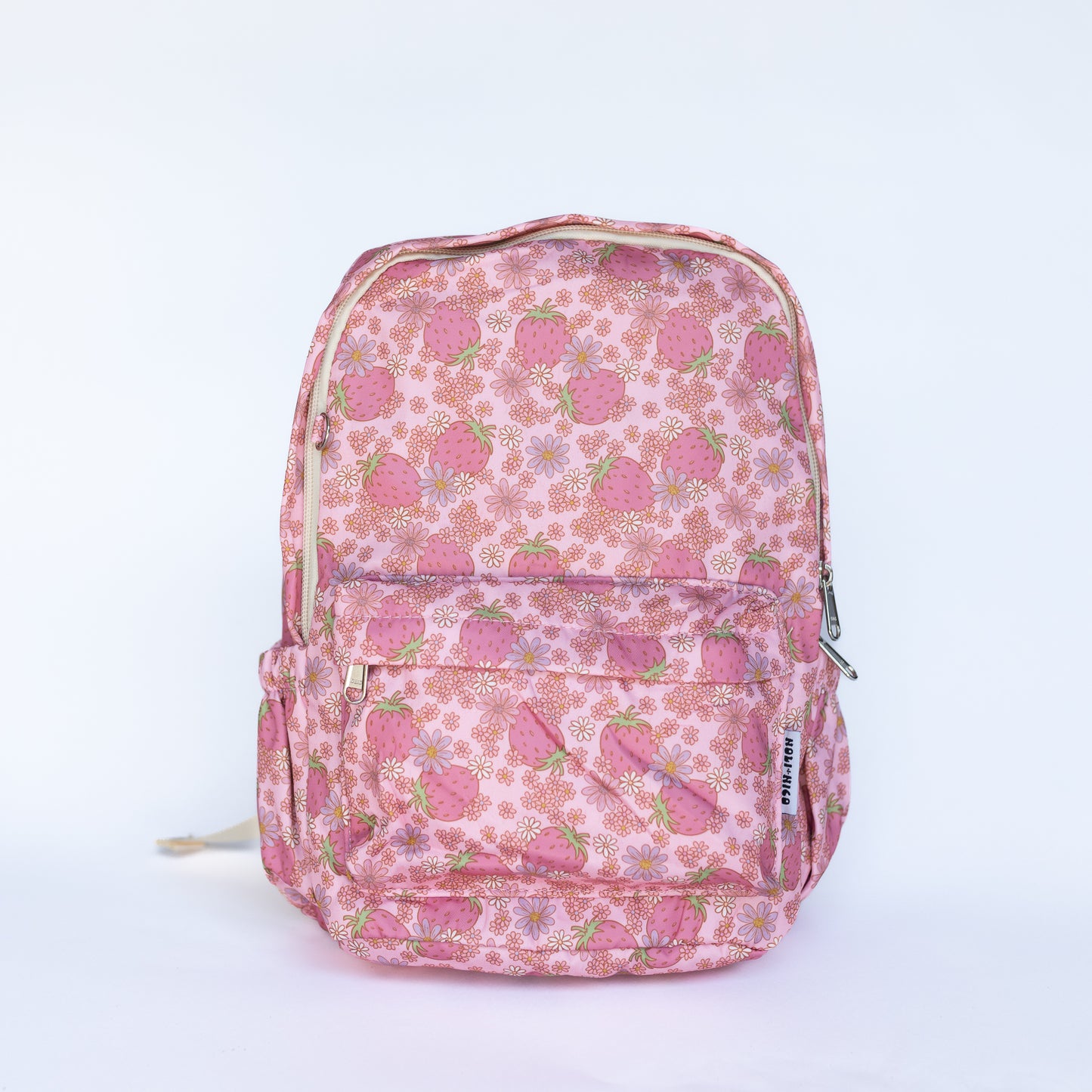 Mini Backpack || Retro Strawberries