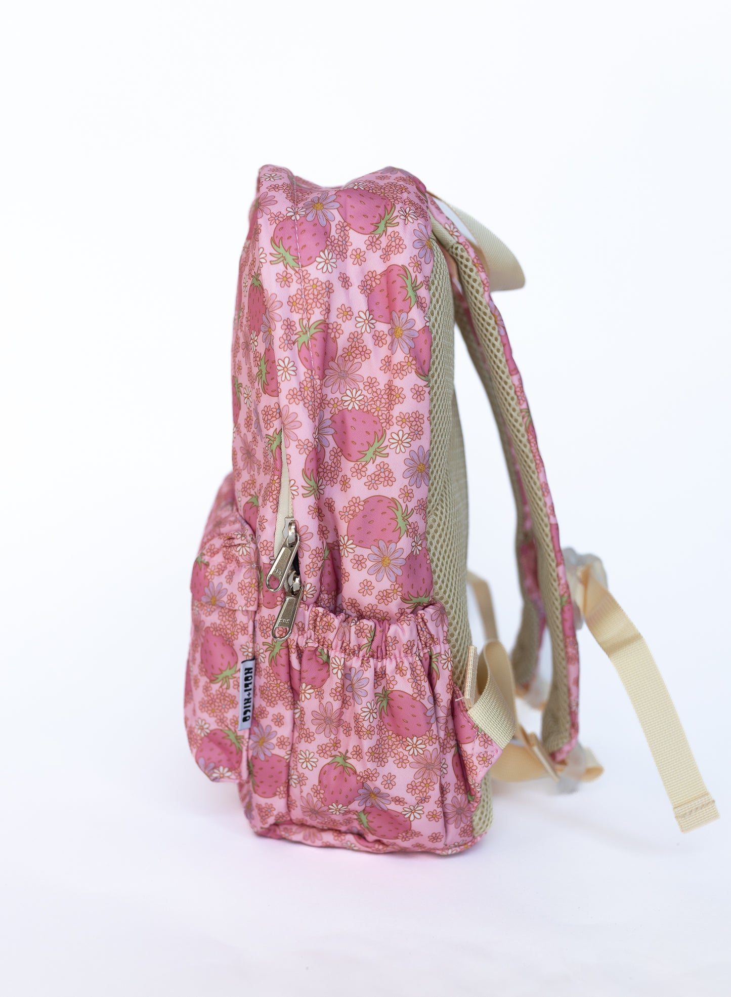 Mini Backpack || Retro Strawberries
