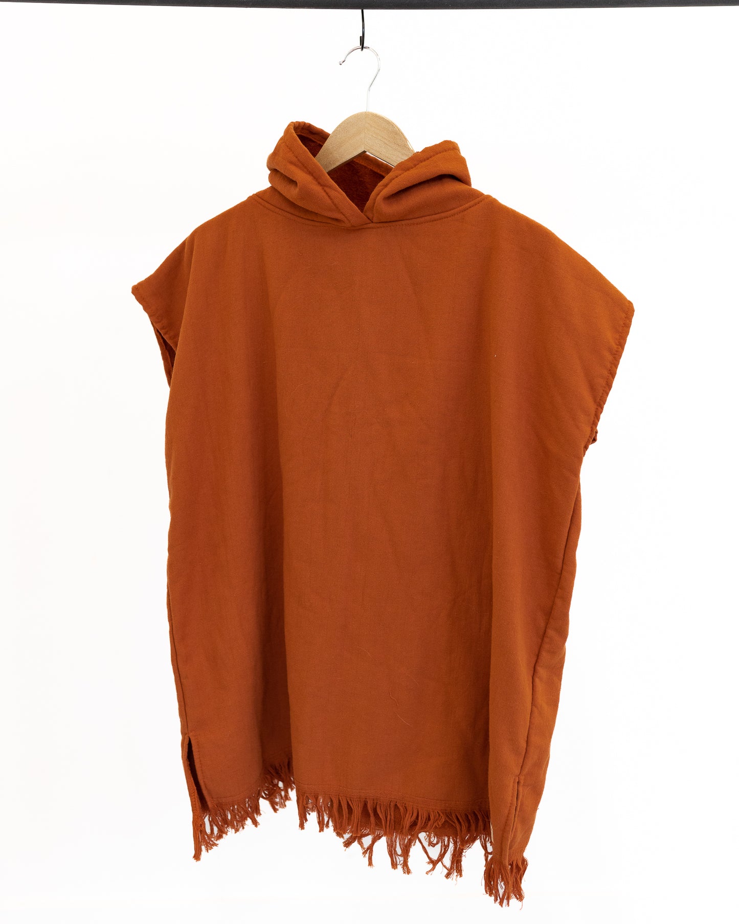 Kids Towel Poncho || Rust