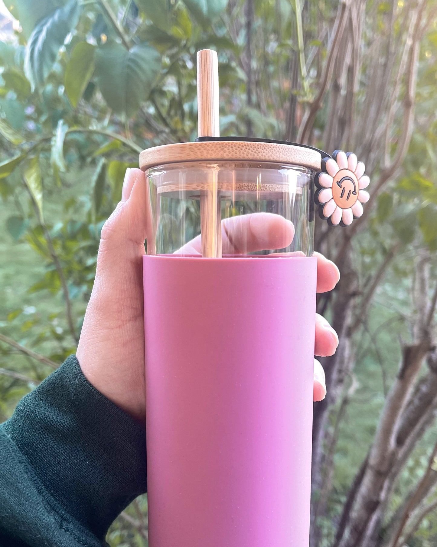 Smiley Daisy Straw Topper