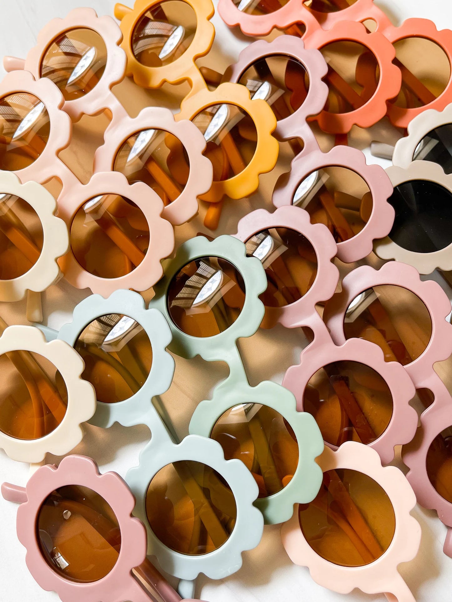 Retro Flower Kids Sunglasses