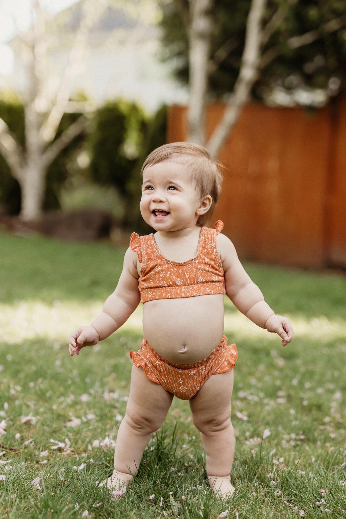 Ribbed Bikini || Dried Floral