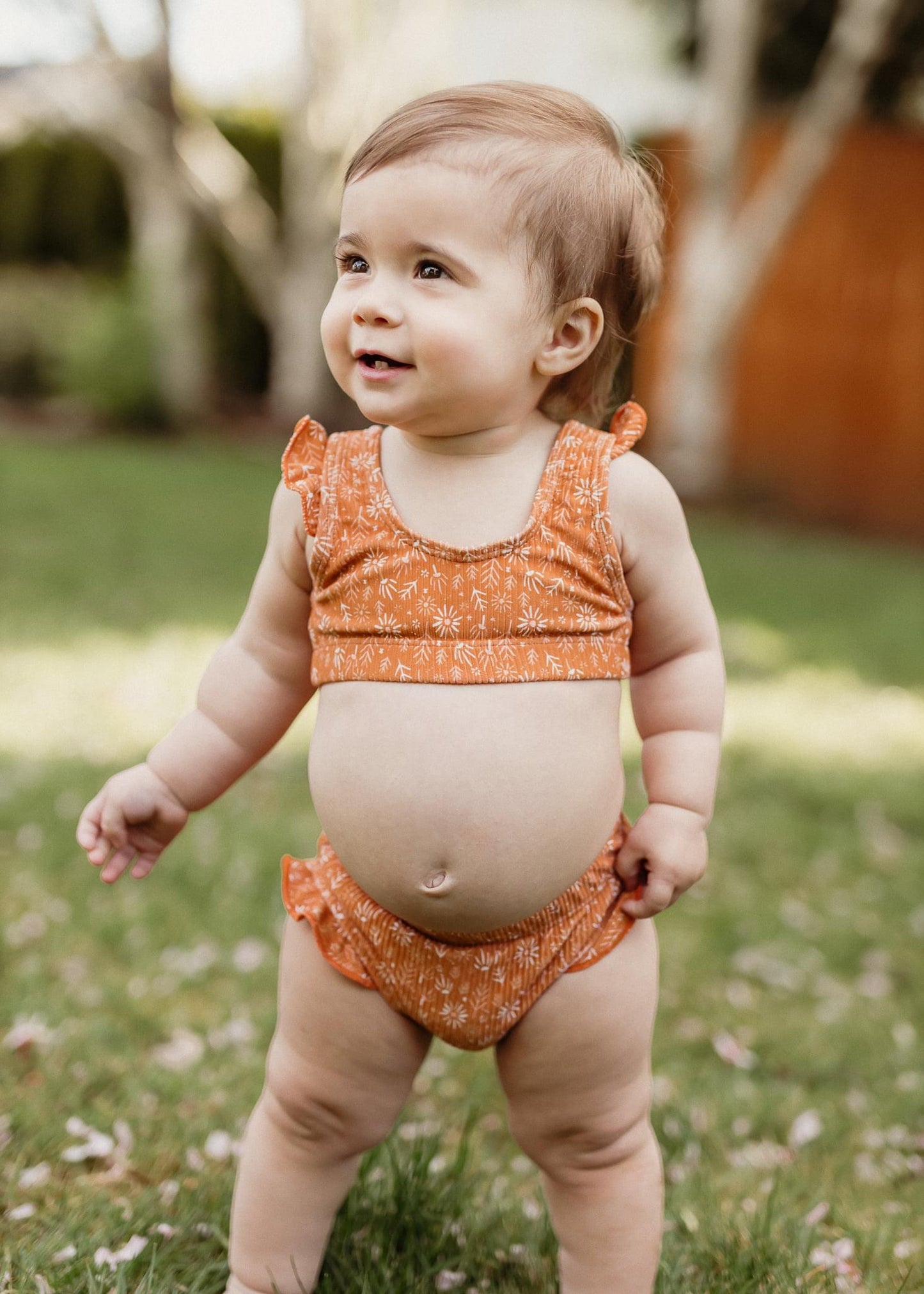 Ribbed Bikini || Dried Floral