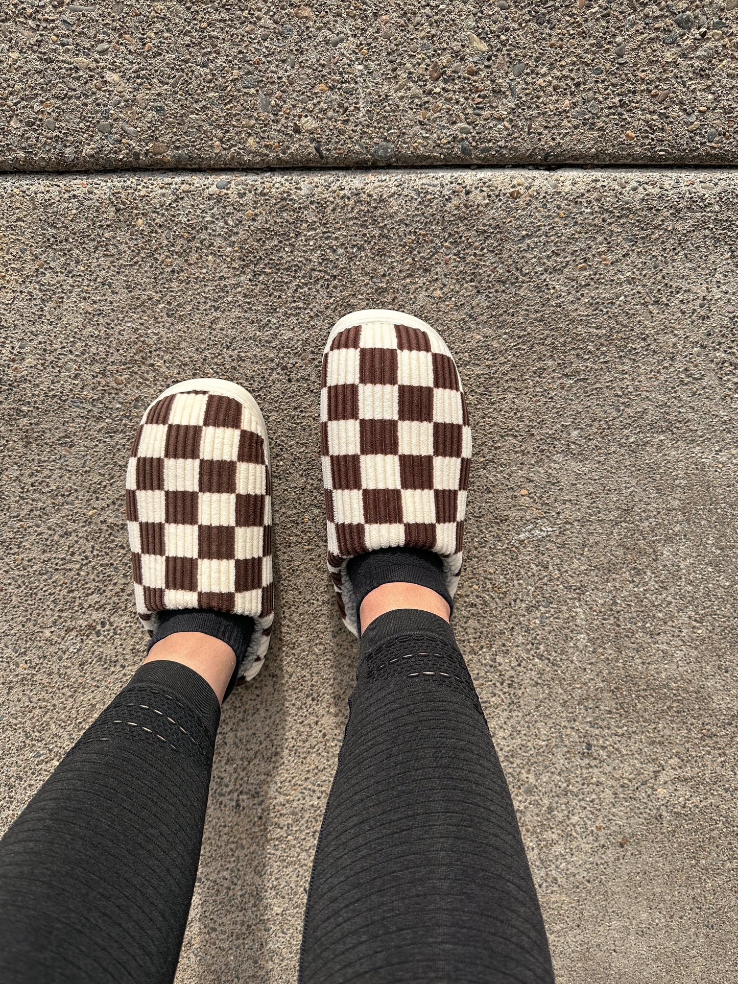 Checker Slippers