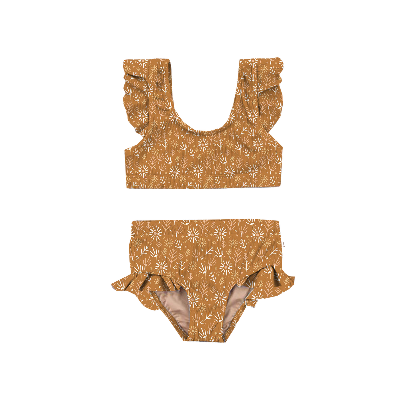 Ribbed Bikini || Dried Floral