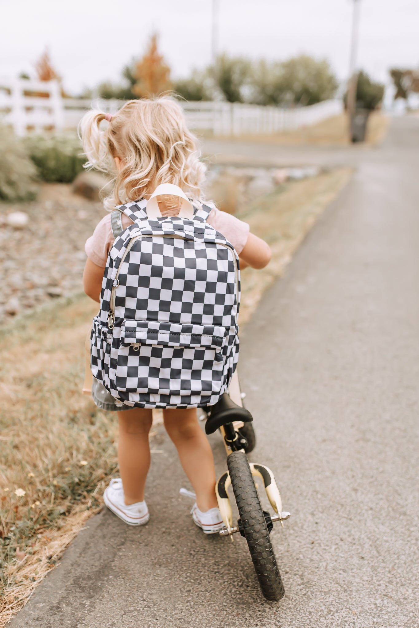 Mini Backpack || Checkered