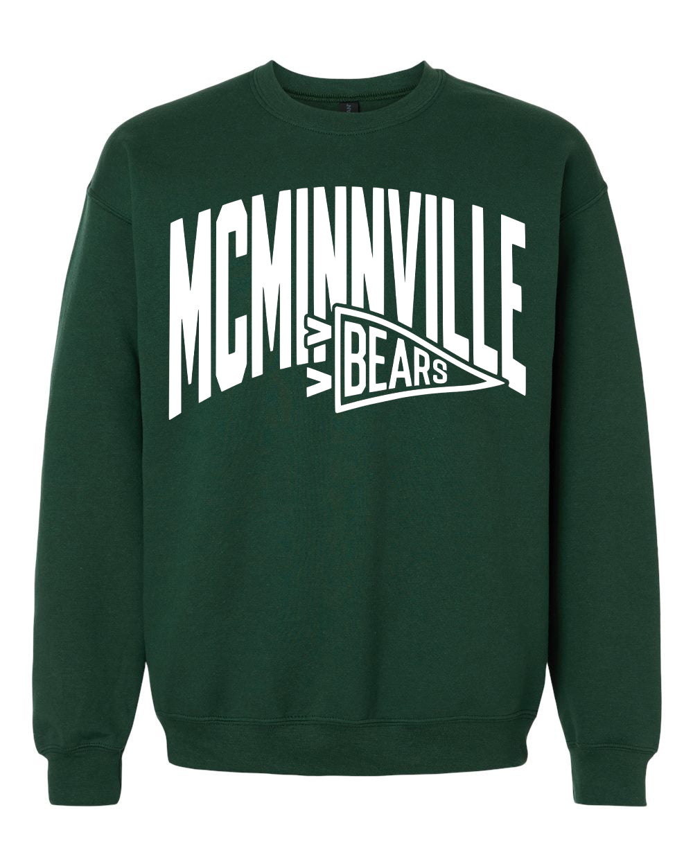 Flag/Mascot Head Crewneck Fleece