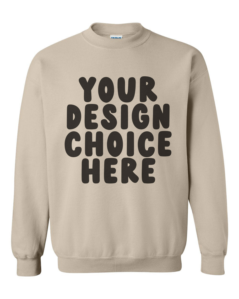 Gildan Adult Crew Fleece- Choose Your Design (Made To Order)