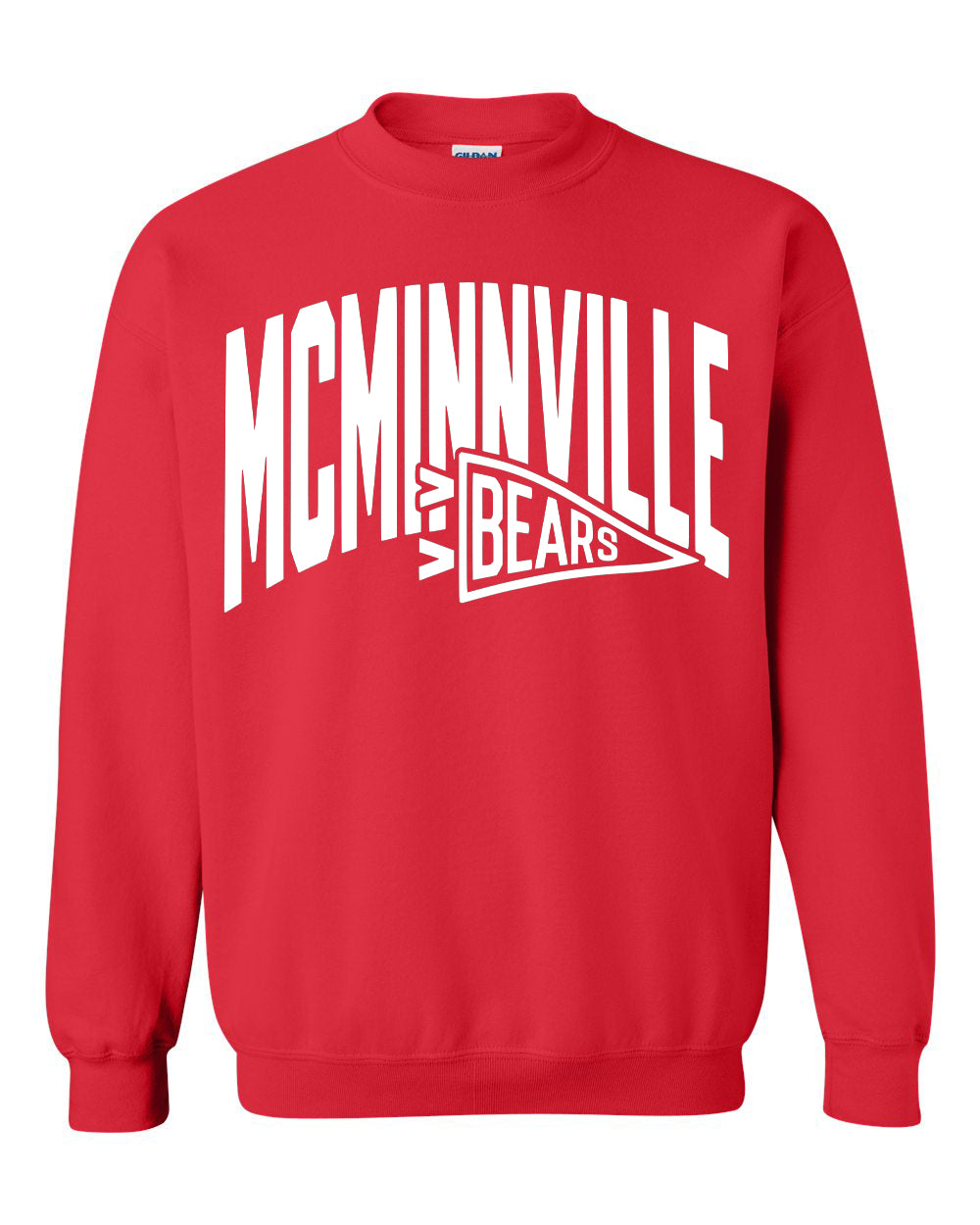 Flag/Mascot Head Crewneck Fleece