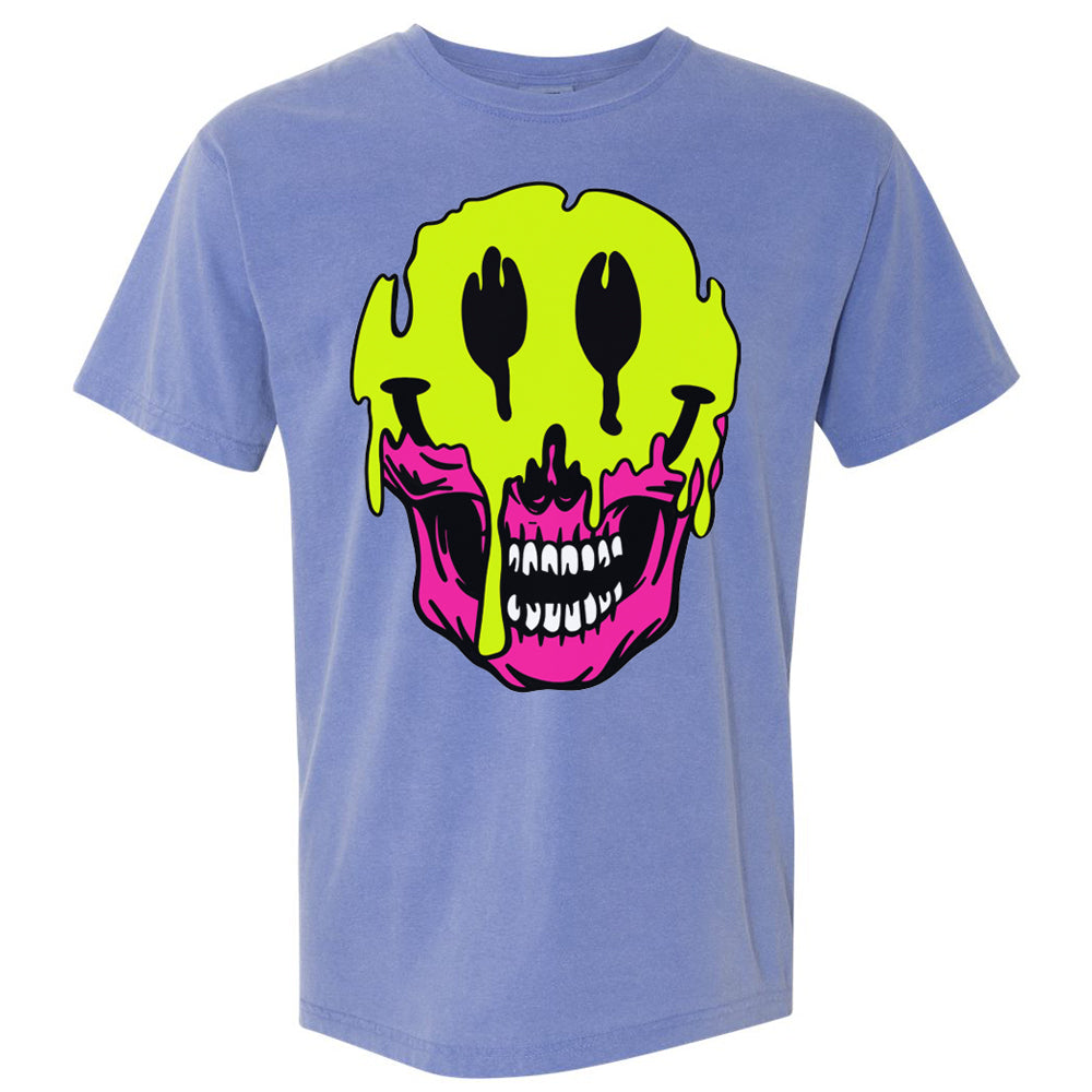 Adult Comfort Colors || Trippy Dippy Skull (MADE TO ORDER)