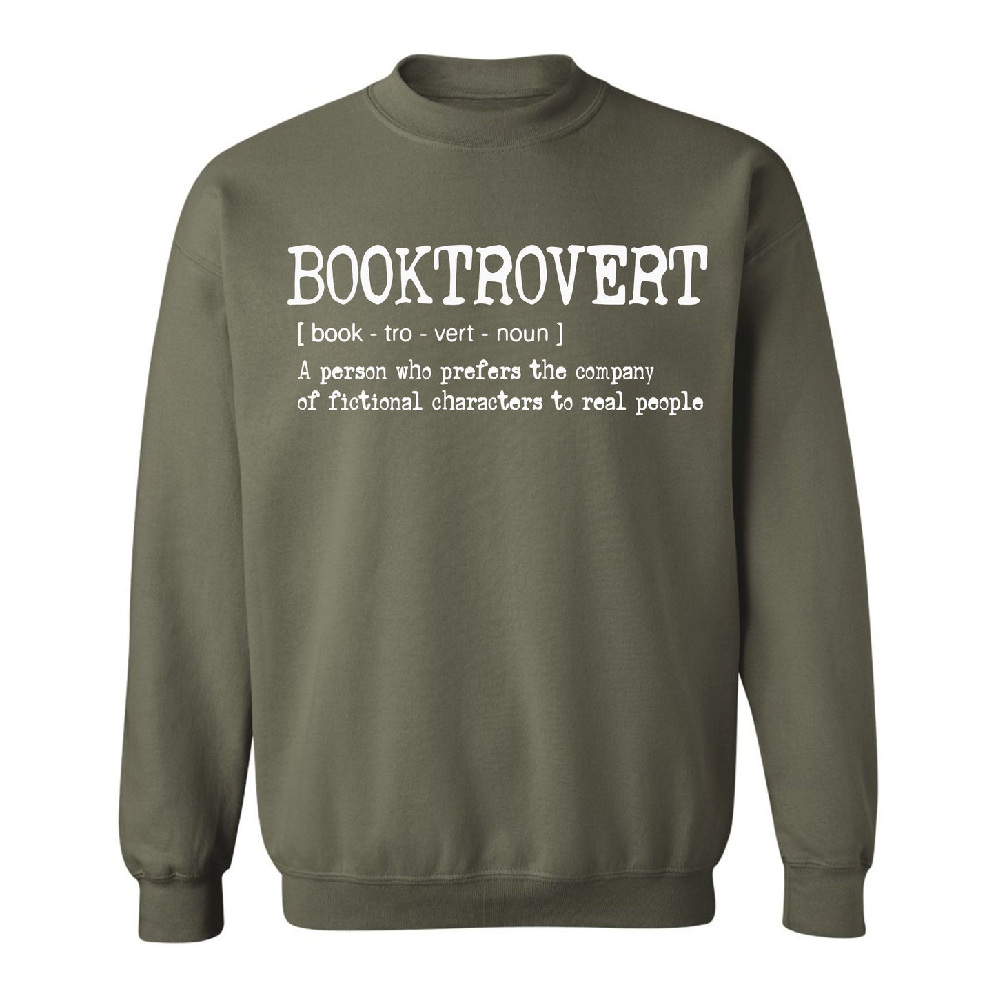 Gildan Adult Crewneck Fleece- Booktrovert (Made To Order)