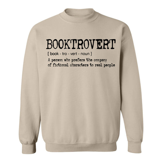 Gildan Adult Crewneck Fleece- Booktrovert (Made To Order)