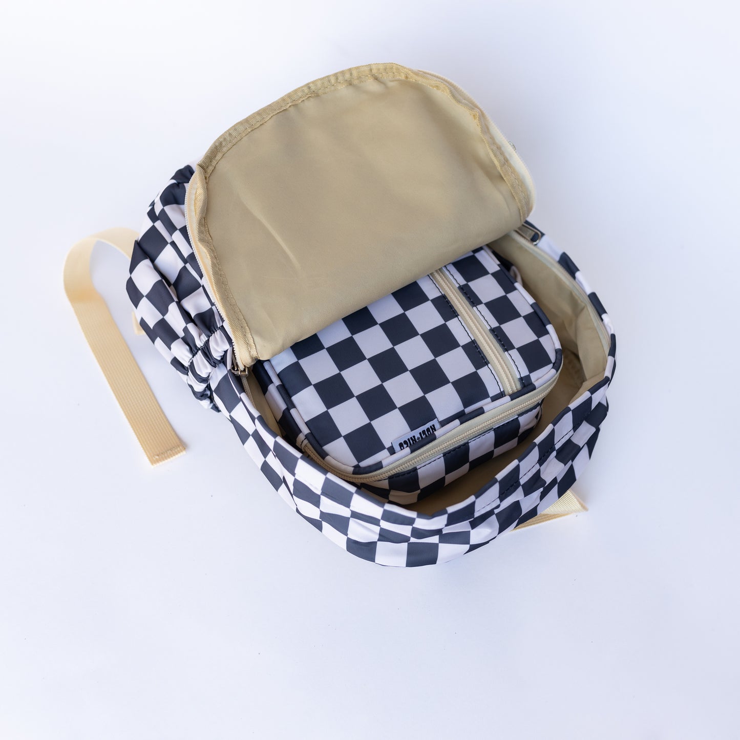 Mini Backpack || Checkered