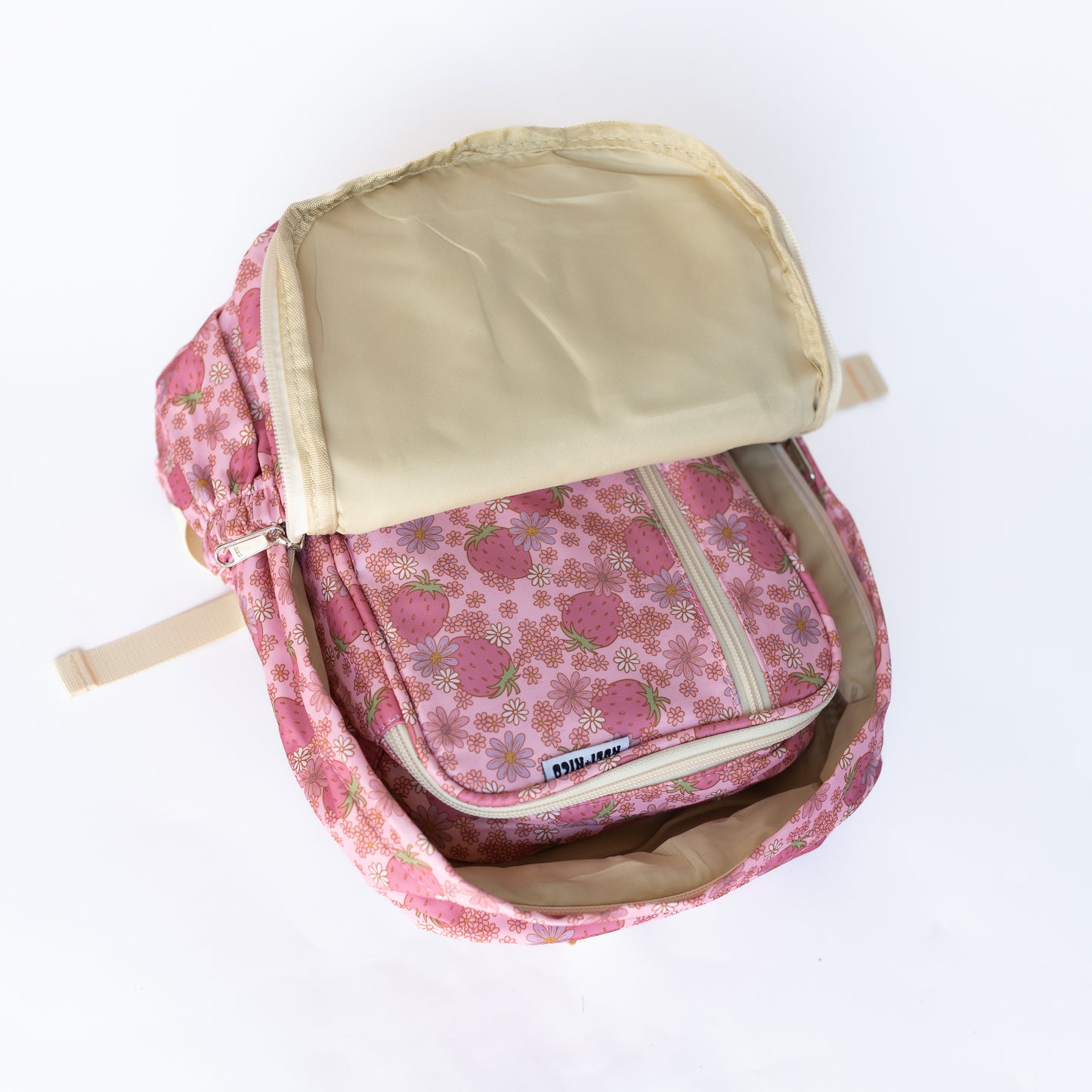 Mini Backpack || Retro Strawberries