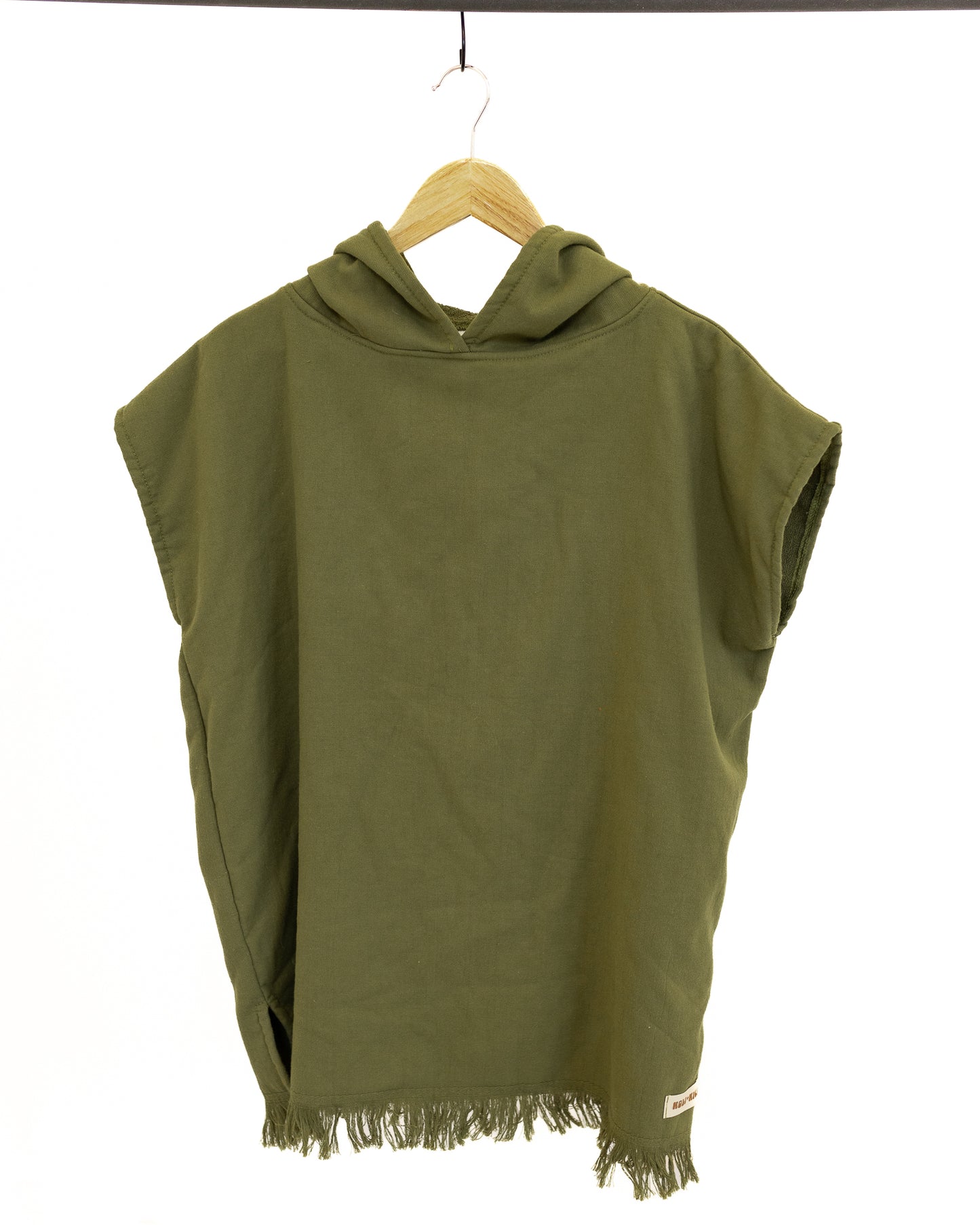 Kids Towel Poncho || Olive