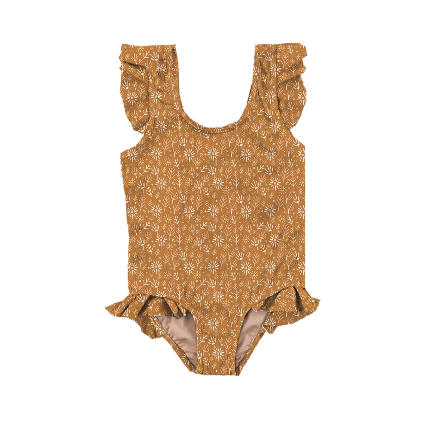 Ribbed One-Piece || Dried Floral