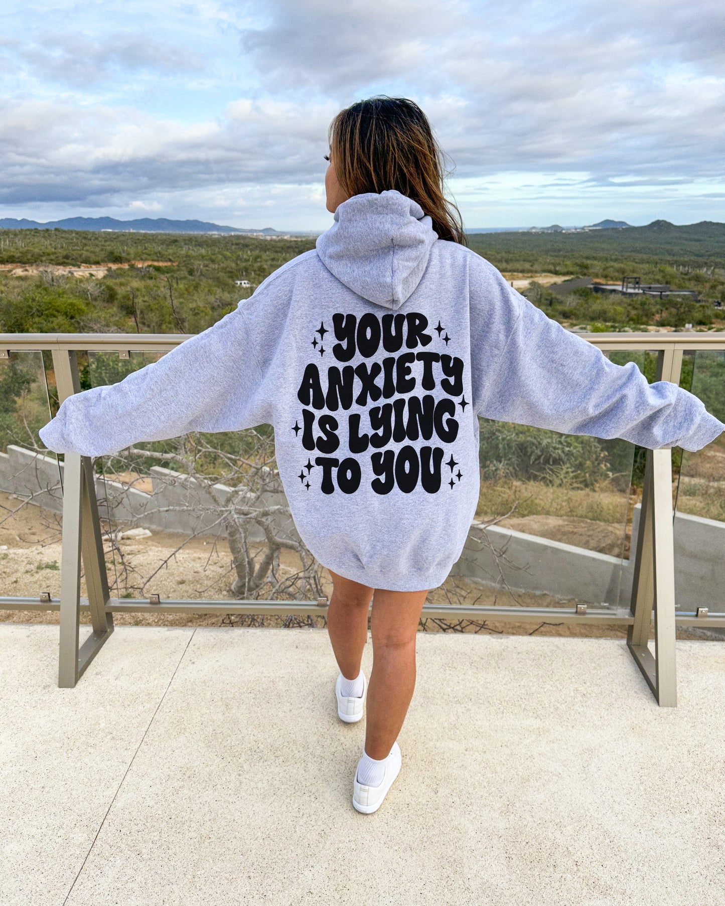 Adult Gildan Hoodie || Your Anxiety Is Lying To You (MADE TO ORDER)