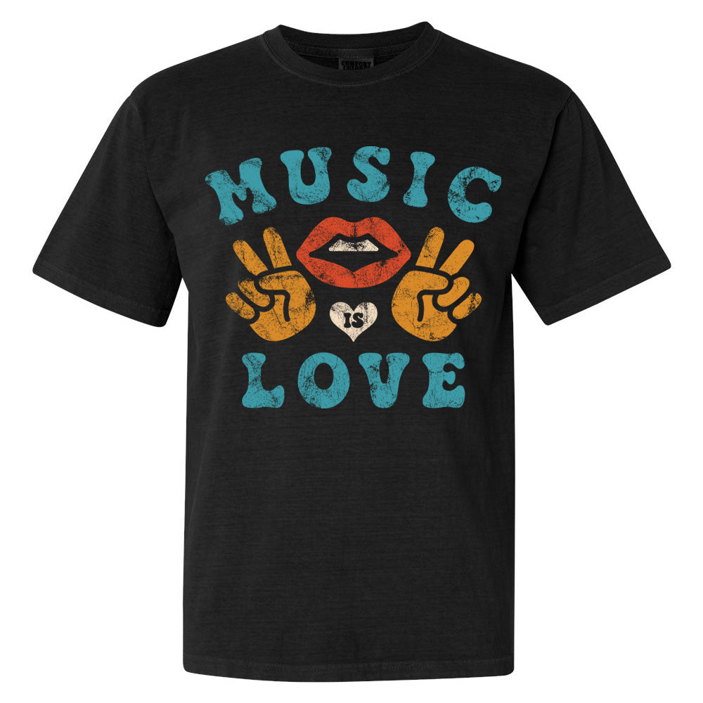 Adult Comfort Colors || Music is Love (MADE TO ORDER)
